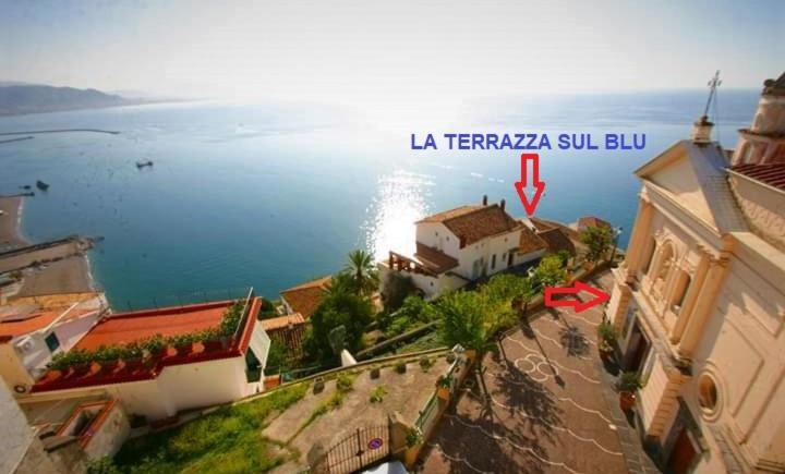 La Terrazza Sul Blu -Vista Mare- Apartment Vietri Bagian luar foto